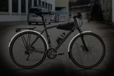 Крылья SKS Bluemels Trekking 45mm (28") Black Reflective 11007