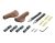Амортизационные грипсы из дерева Velospring Walnut Shorten