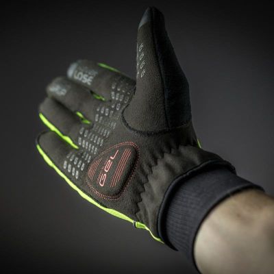 Велоперчатки GripGrab Windster Hi-Vis Fluo Yellow (теплые) XL (11) 1030