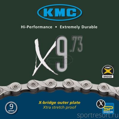 Цепь KMC X-9.73 (9ск,116зв)