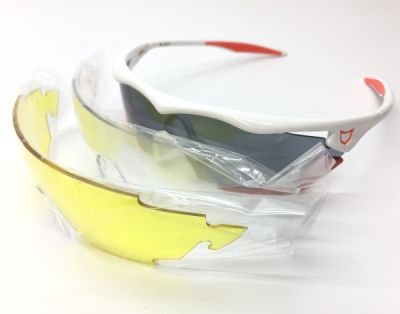 Велосипедные очки Catlike FUSION White/Orange 606513