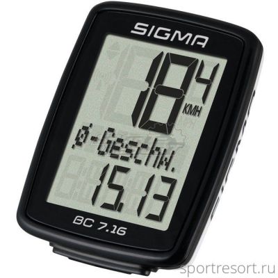 Велокомпьютер Sigma BC-7.16 4-007160
