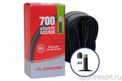 Велокамера Chaoyang 700x33-37 A/V-40 mm