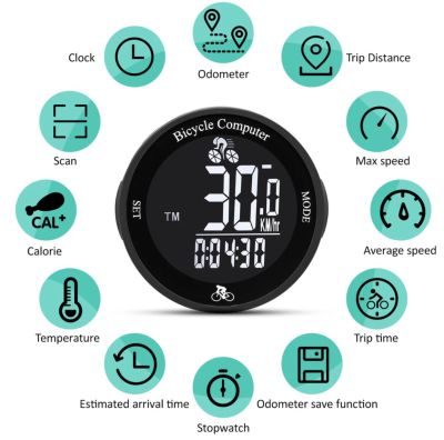 Велокомпьютер DG Rondo Wireless Bicycle Computer B-W Y23615B-W