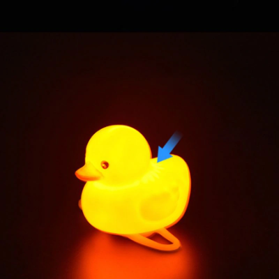 Сигнал с подсветкой Bicycle Duck Bell Flame Helmet SJ1434J