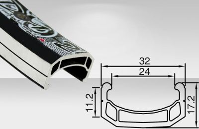 Обод Alexrims DM24 26" (559х24mm) 36H Black