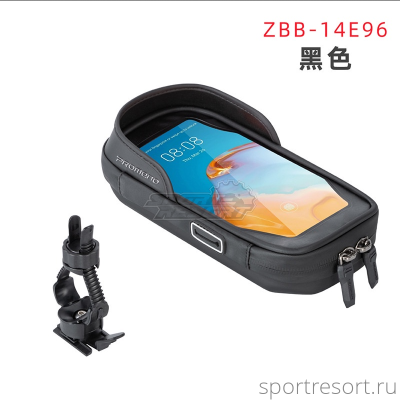 Велосумка на руль для телефона Promend ZBB-14E96 Black ZBB-14E96