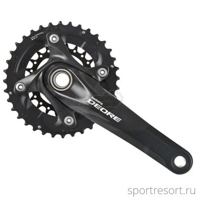 Система Shimano Deore FC-M617 10ск (38/24T, 175mm, черная)