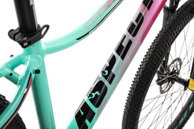 Велосипед Aspect Aura 27.5" (2021) 18" мятно-розовый Aura-27.5-2021-18" green/pink