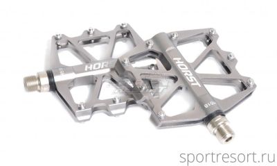 Педали HORST H-518 серебристые
