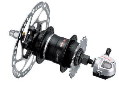 Втулка планетарная Shimano Nexus SG-3D55 (36H, C.Lock, черная)
