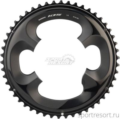 Звезда Shimano 105 53T-MW BCD110 для FC-R7000 черная