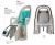 Велокресло Polisport Groovy FF Cream/Green PLS8406000005